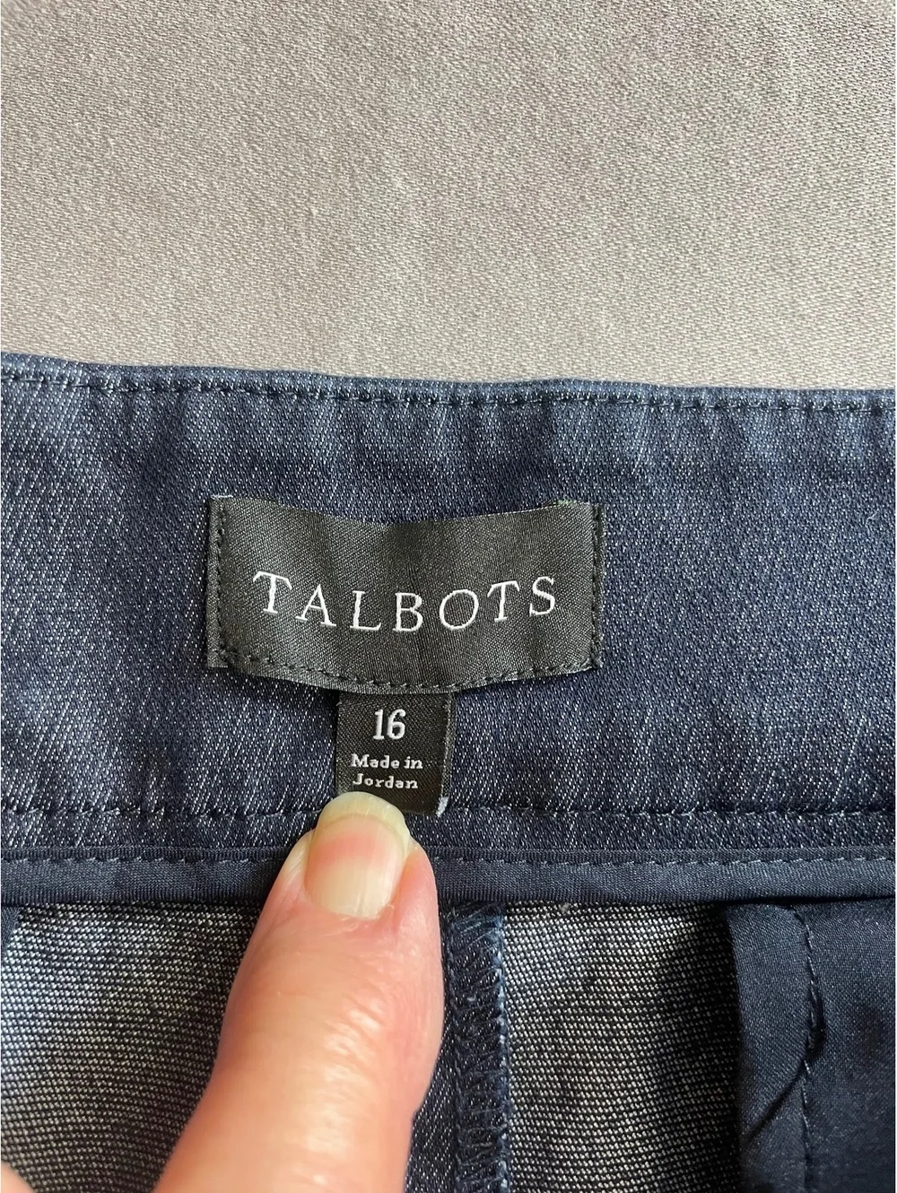 Talbots dark blue